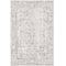 Sylva Vintage Persian Floral Gray Distressed Washable Rug