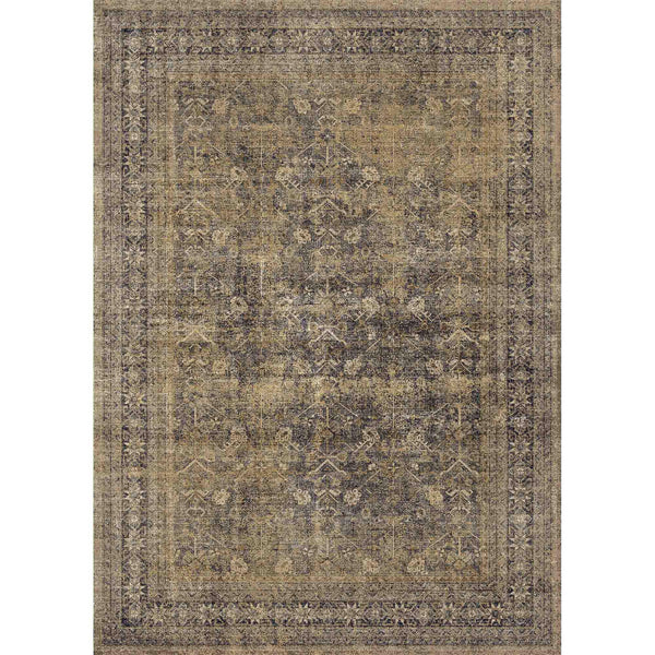 Hampton Persian Vintage Brown Traditional Distressed Washable Area Rug
