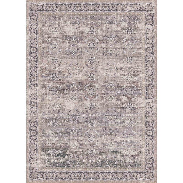 Boston Persian Vintage Purple Traditional Distressed Washable Area Rug