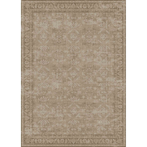 Boston Persian Vintage Brown Traditional Distressed Washable Area Rug