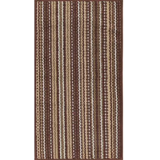 Sobek Modern Colorful Woven Machine Washable Kitchen Mat