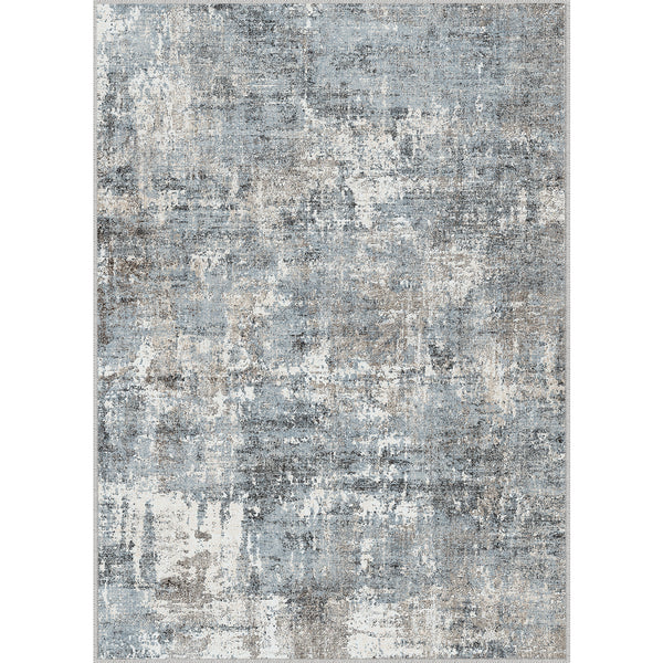 Reverie Modern Abstract Gray Washable Area Rug