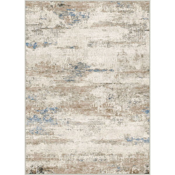 Tide Modern Abstract Brown Machine Washable Rug
