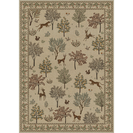 Safari Garden Colorful Re-Jute Washable Indoor Outdoor Rug