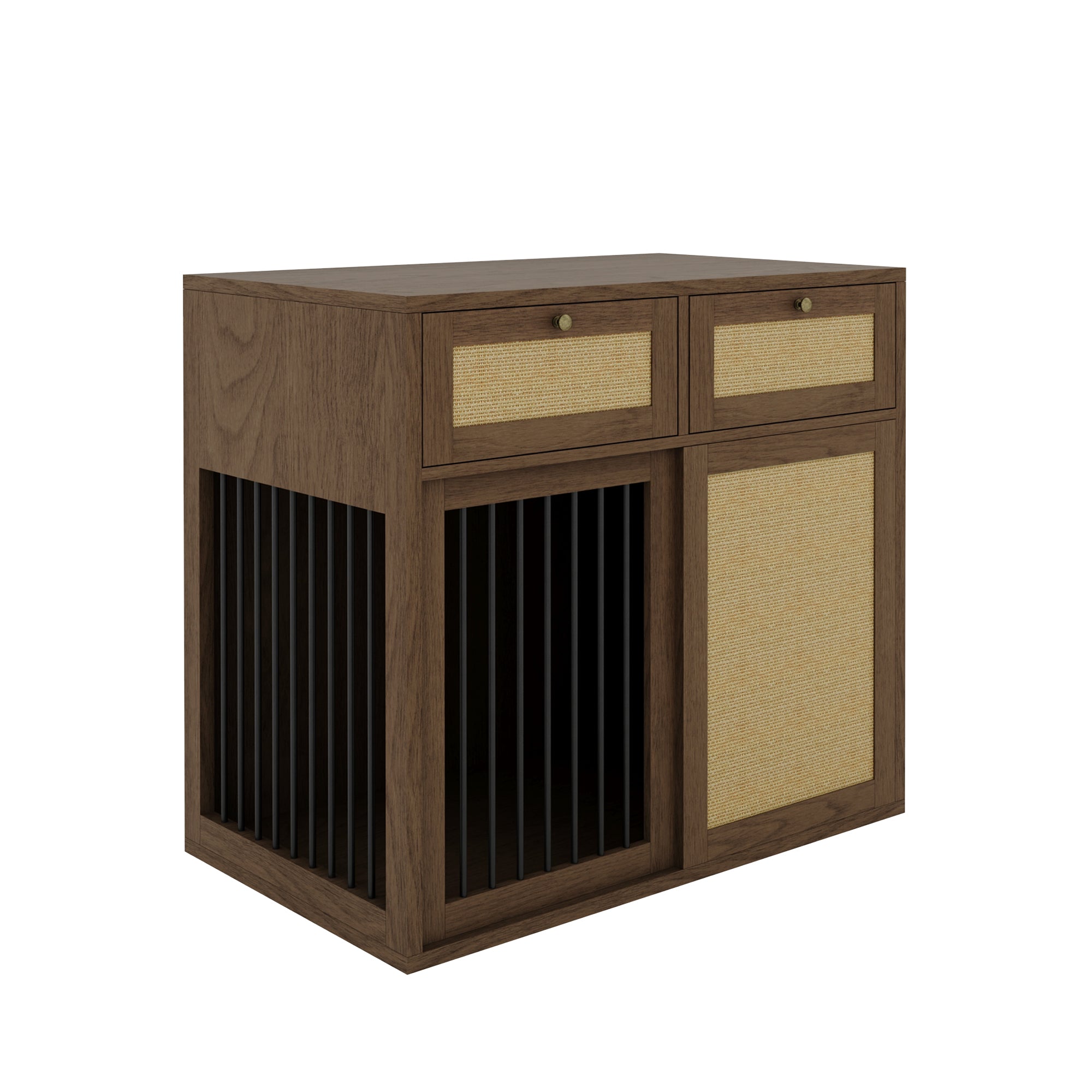 PureCozy Wooden Furniture Style Dog Crate With 1 Door