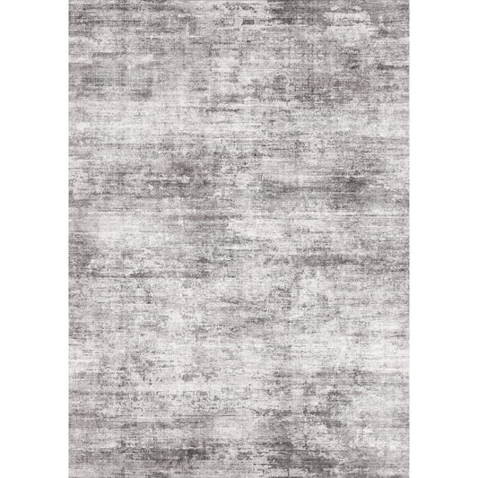 Aurora Modern Abstract Gray Washable Area Rug